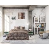 Sleeptime Cozy Panther Dekbedovertrek + 1 kussensloop Bruin