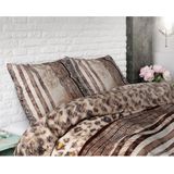 Sleeptime Cozy Panther Dekbedovertrek + 1 kussensloop Bruin