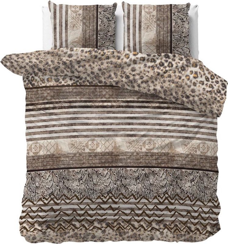 Sleeptime Cozy Panther Dekbedovertrekset + 2 kussenslopen Bruin