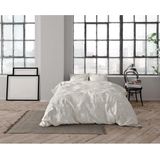 Dekbedovertrek - Grijs - Katoen - 240x220 cm