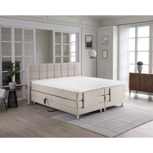 Dreamhouse Elektrische Boxspring Arizona Beige 180 x 200 cm