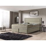 Dreamhouse® Saint Tropez Luxe Boxspring met Opbergruimte – Bed - 180 x 200 cm - Taupe