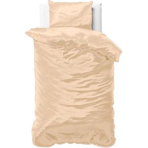 Sleeptime Beauty Skin Care - Dekbedovertrek - Eenpersoons - 140x200/220 - Taupe
