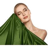 Sleeptime Satijnen Kussensloop - Anti allergeen - Haarverzorging - Huidverzorging - 2 Stuks - 60x70 cm - Groen