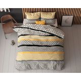 Dekbedovertrek - Grijs - Katoen - Eenpersoons