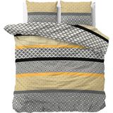 Dekbedovertrek - Grijs - Katoen - Eenpersoons