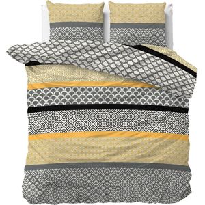 Dekbedovertrek - Grijs - Katoen - Eenpersoons