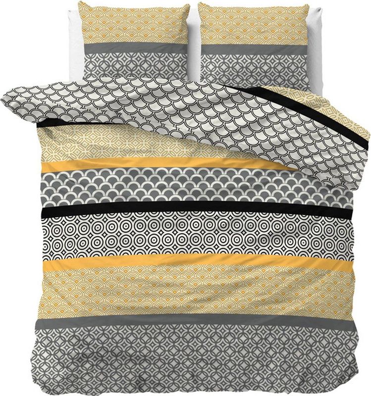 Dekbedovertrek - Grijs - Katoen - Eenpersoons