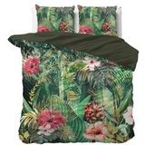 Dreamhouse Scandinavian Mentha - Dekbedovertrek - Eenpersoons - 140x200/220 + 1 kussensloop 60x70 - Groen