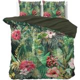 Dekbedovertrek - Grijs - Katoen - 240 x 220 cm