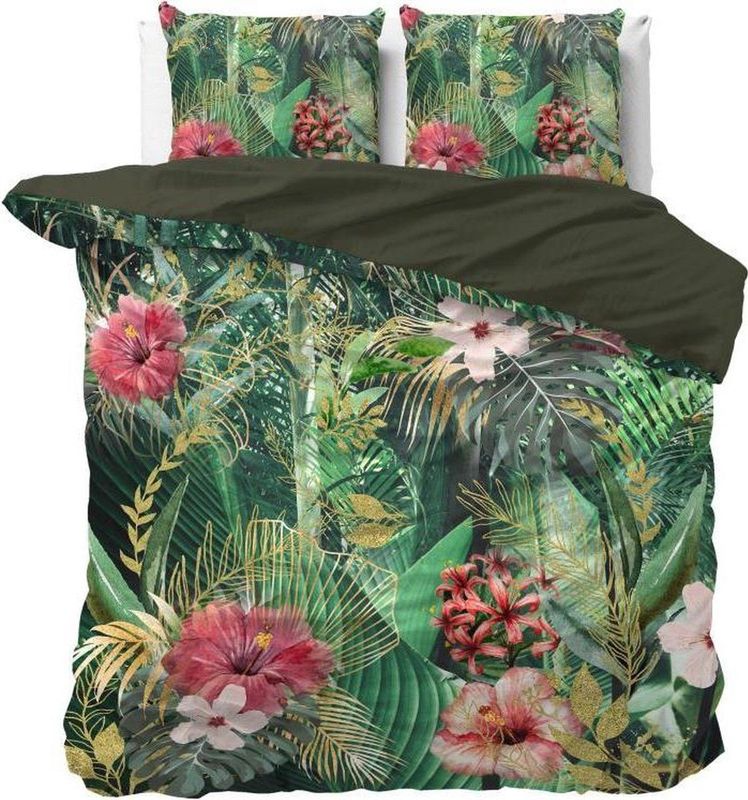 Dekbedovertrek - Grijs - Katoen - 240 x 220 cm