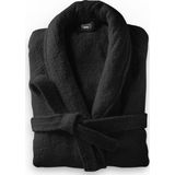 Dreamhouse Soft Terry - Badjas - Katoen badstof - L/XL - Zwart - Ultra zacht en warm