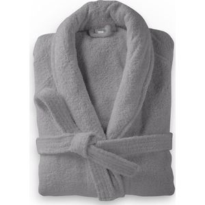 Dreamhouse Soft Terry - Badjas - Katoen badstof - S/M - Grijs - Ultra zacht en warm