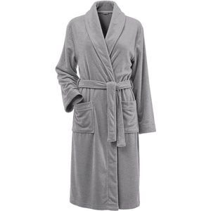 Dreamhouse Soft Terry - Badjas - Katoen badstof - L/XL - Grijs - Ultra zacht en warm