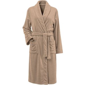 Dreamhouse Soft Terry - Badjas - Katoen badstof - L/XL - Taupe - Ultra zacht en warm