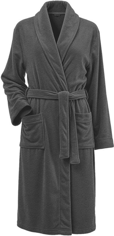 Royal Textile - Soft Terry - Badjas - Antraciet - 112 cm - Katoen