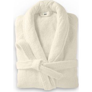 Dreamhouse Soft Terry - Badjas - Katoen badstof - S/M - Creme - Ultra zacht en warm