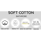 Dreamhouse Soft Terry - Badjas - Katoen badstof - L/XL - Creme - Ultra zacht en warm