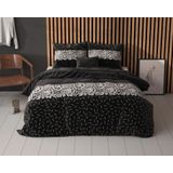 Sleeptime Dervio Dekbedovertrek - 200x200/220 + 2 kussenslopen 60x70 - Antraciet - Tweepersoons