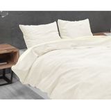 Sleeptime Velvet Touch - Dekbedovertrek - Eenpersoons - 140x200/220 + 1 kussensloop 60x70 - Wit