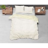 Sleeptime Velvet Touch - Dekbedovertrek - Eenpersoons - 140x200/220 + 1 kussensloop 60x70 - Wit