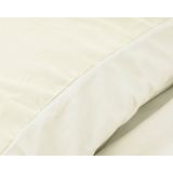Sleeptime Velvet Touch - Dekbedovertrekset - Lits-Jumeaux - 240x200/220 + 2 kussenslopen 60x70 - Creme