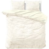 Sleeptime Velvet Touch - Dekbedovertrekset - Lits-Jumeaux - 240x200/220 + 2 kussenslopen 60x70 - Creme