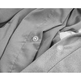 Sleeptime Velvet Touch - Dekbedovertrek - Eenpersoons - 140x200/220 + 1 kussensloop 60x70 - Grijs