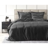 Sleeptime Velvet Touch Dekbedovertrekset + 2 kussenslopen Antraciet