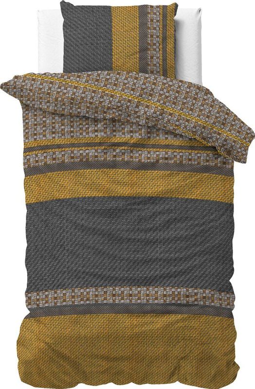 Sleeptime - Elegance Altor - Dekbedovertrek - Goud - 140x220 + 1 kussensloop 60x70