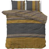 Sleeptime Altor Dekbedovertrek - 200x200/220 + 2 kussenslopen 60x70 - Goud - Tweepersoons