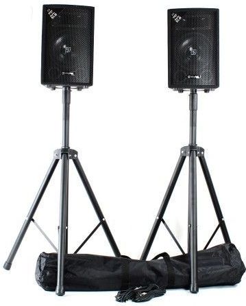 Vonyx SL8 disco speakers - 800W 2-weg speakerset met 8'' woofers incl. statieven