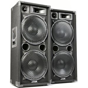 MAX - MAX212 - Speakerset - Zwart - 2 x 12" - 2800W