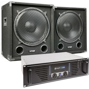 MAX 'Dark Night 15SUB' subwooferset - 2400W max.