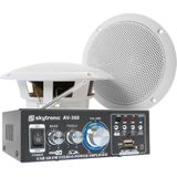 Fenton BS05 Badkamer speakers inbouw - Waterdichte speakerset met versterker - Bluetooth - 5 inch