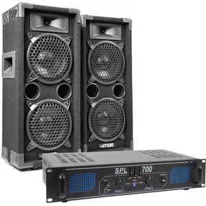 MAX Complete 700W Speakerset MAX26 met Versterker