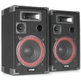 MAX Complete 500W Bluetooth DJ Set met Speakers, Versterker en Mixer