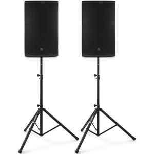 Power Dynamics - PD415A - Speakerset - 2800W - Inclusief Standaards