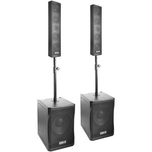 Vonyx - 1500W - Actieve Geluidsinstallatie - 2.2 - Met 2x Subwoofers en 2x Tops