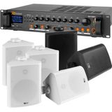 Geluidsinstallatie - Power Dynamics - 100V 2-zone geluidsinstallatie met 6 speakers