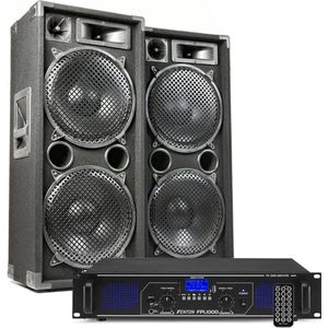 MAX212 DJ luidspreker en Bluetooth versterker combinatie 2800W