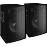 Vonyx SL15 luidsprekerset - Twee 15" speakers van 800W (totaal 1600W max.)