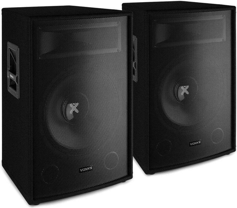 Vonyx - SL15 - Speakerset - Set van Twee 15'' Boxen - 800W