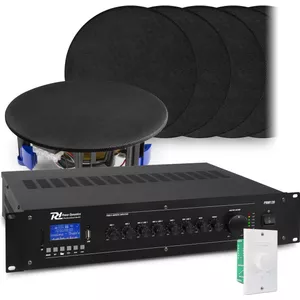 Power Dynamics BT10 Bluetooth Speakerset – 2 Witte 3'' Weerbestendige Luidsprekers + 30W Klasse D Versterker
