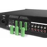 Power Dynamics - 6-Zone Bluetooth Geluidsinstallatie - 12 Zwarte Plafondspeakers - 360W Versterker