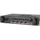 4-Zone Geluidsinstallatie met Bluetooth en 12 Zwarte Plafondspeakers (6'') - 100V