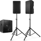 Vonyx - 2.1 Geluidsset - 15'' Subwoofer - 12'' Tops - 2400W