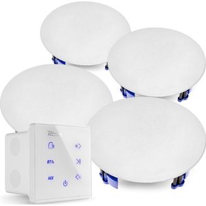 Power Dynamics - Powerline A100WSet - Inbouw Versterker - 4 Plafondspeakers - Bluetooth