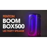 Party speaker - Fenton BoomBox500 - Set van twee partyboxen met Bluetooth - 480W