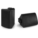Geluidsinstallatie met Bluetooth - PV220BT 2-zone versterker audio + 2 BGO40 zwarte 4'' speakers